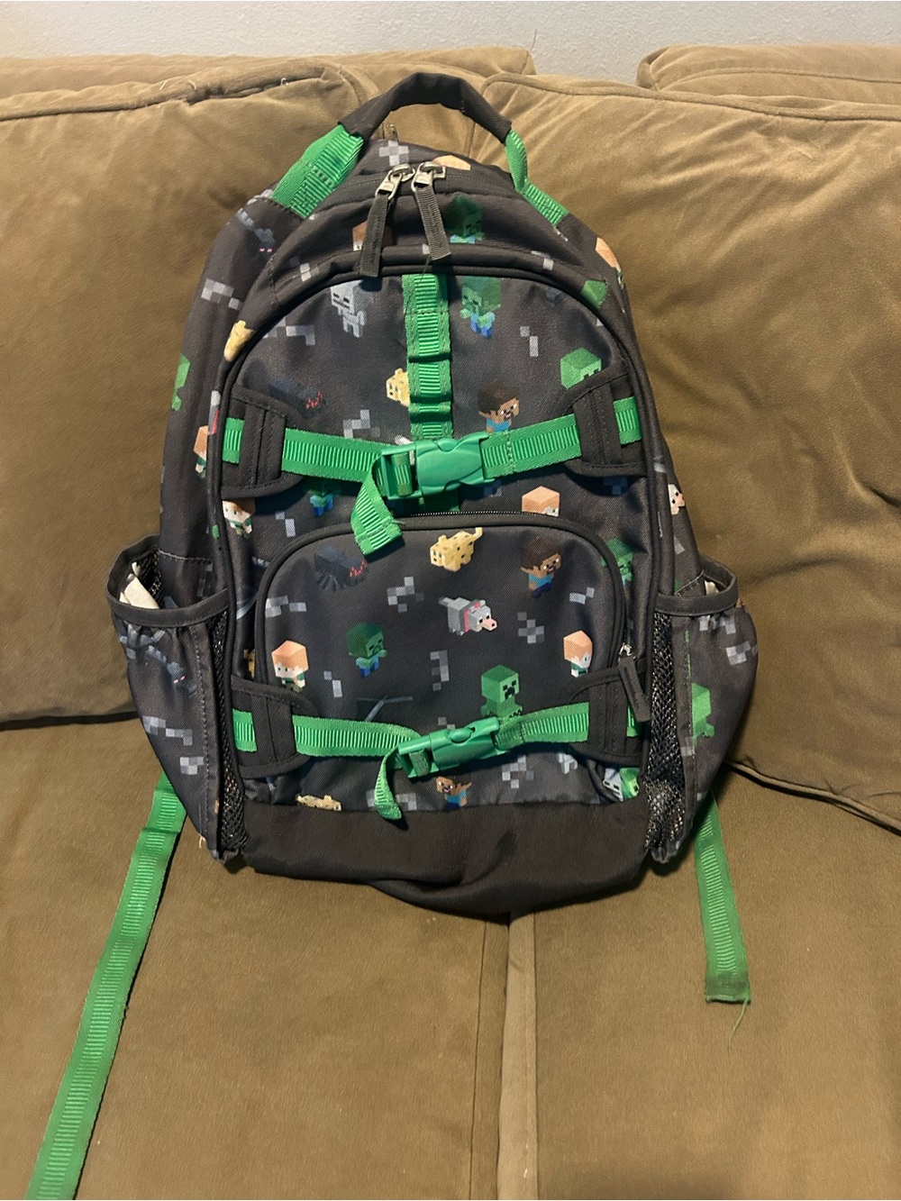 Pottery Barn MineCraft backpack